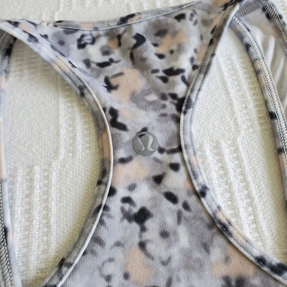 Lululemon | Cool Racerback Tank | Not So Petite Fleur Silver Spoon | 2 - Picture 9 of 13